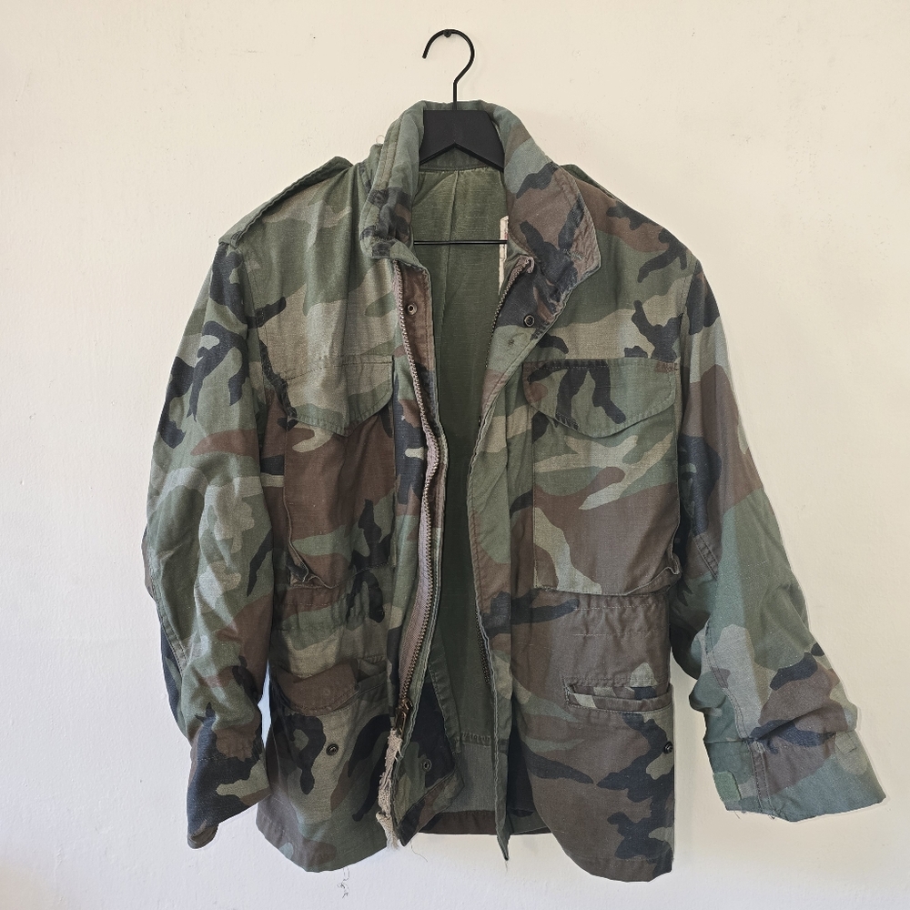 ⭐️REAL Vintage Camo Army Jacket